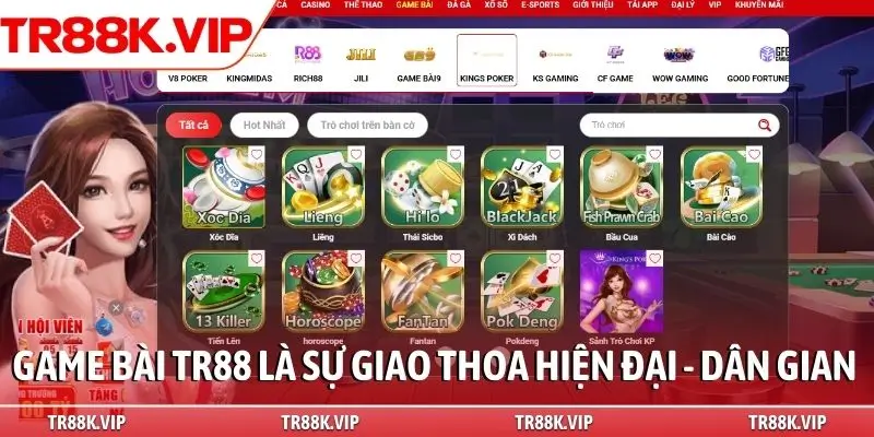 Game bài TR88 là sự giao thoa hiện đại - dân gian