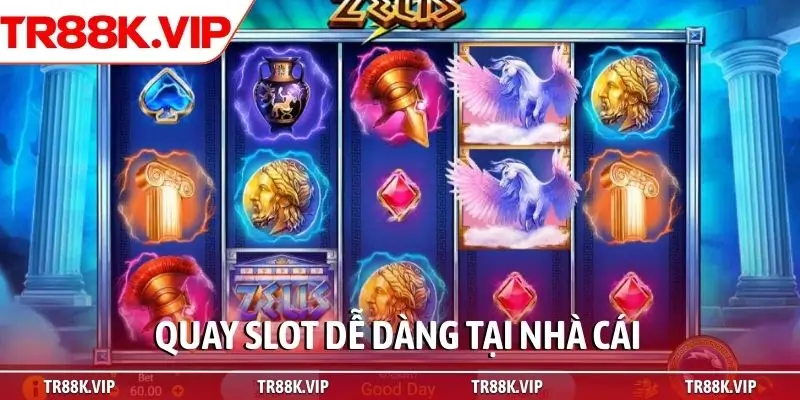 Quay slot dễ dàng tại nhà cái