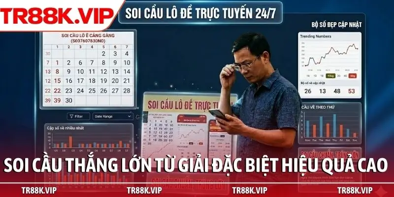 Soi cầu thắng lớn từ giải đặc biệt hiệu quả cao