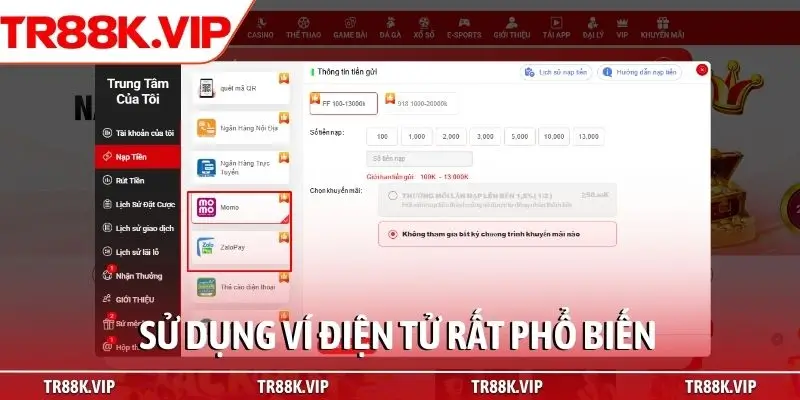Sử dụng ví điện tử rất phổ biến