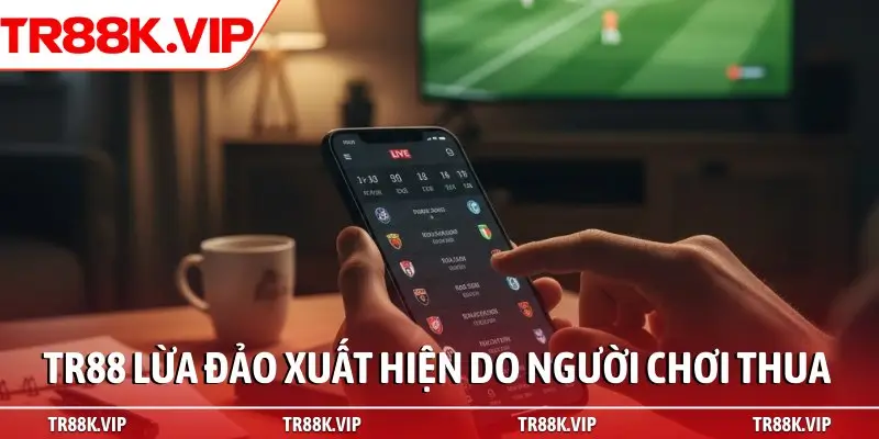 TR88 lừa đảo xuất hiện do người chơi thua